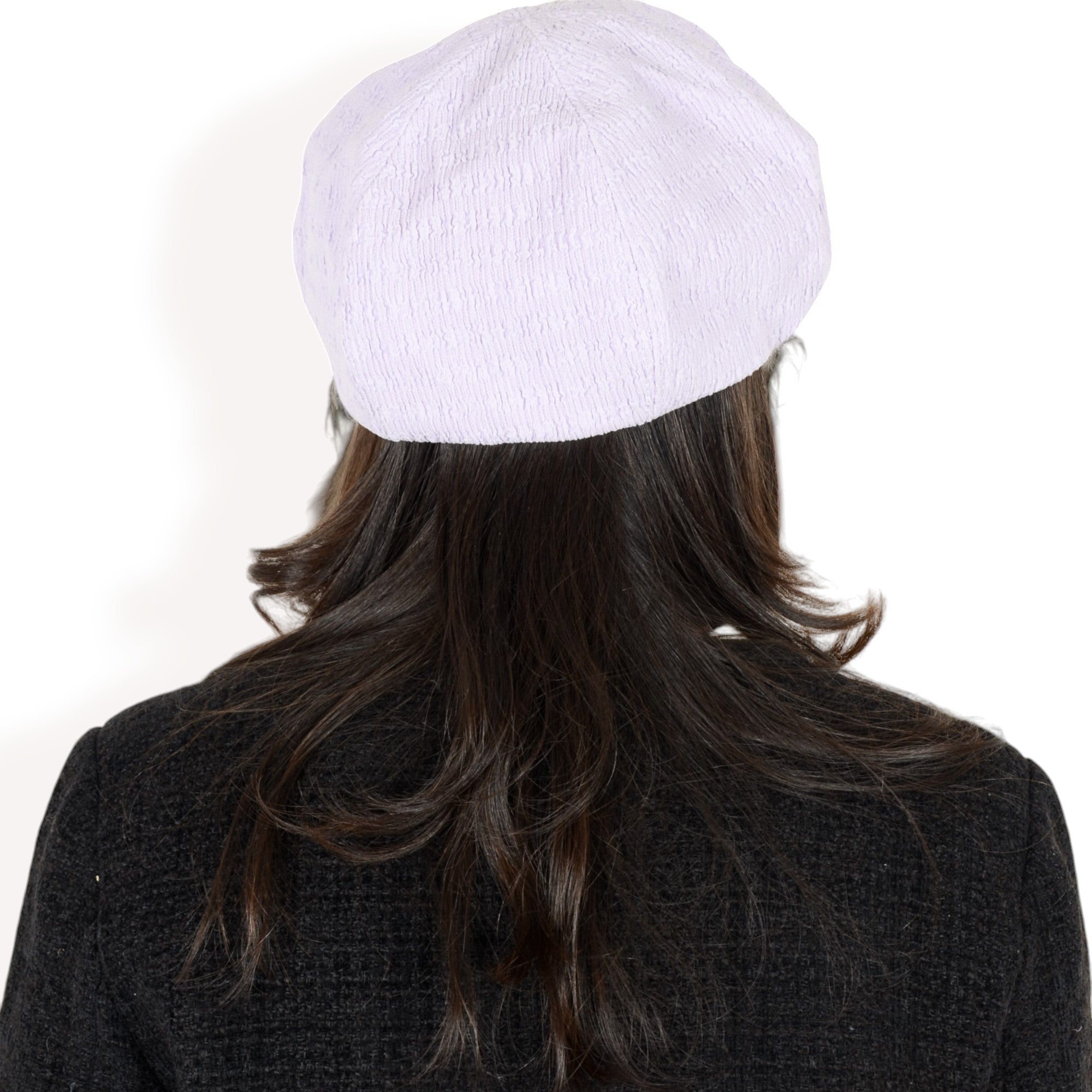 Anna-Kaci Women's Lightweight Textured Beret with Soft Stretch Fit and Chic Parisian Design