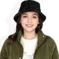 Anna-Kaci Women's Sequin Bucket Hat with Sparkling Design and Reversible Feature for Stylish Casual or Party Looks