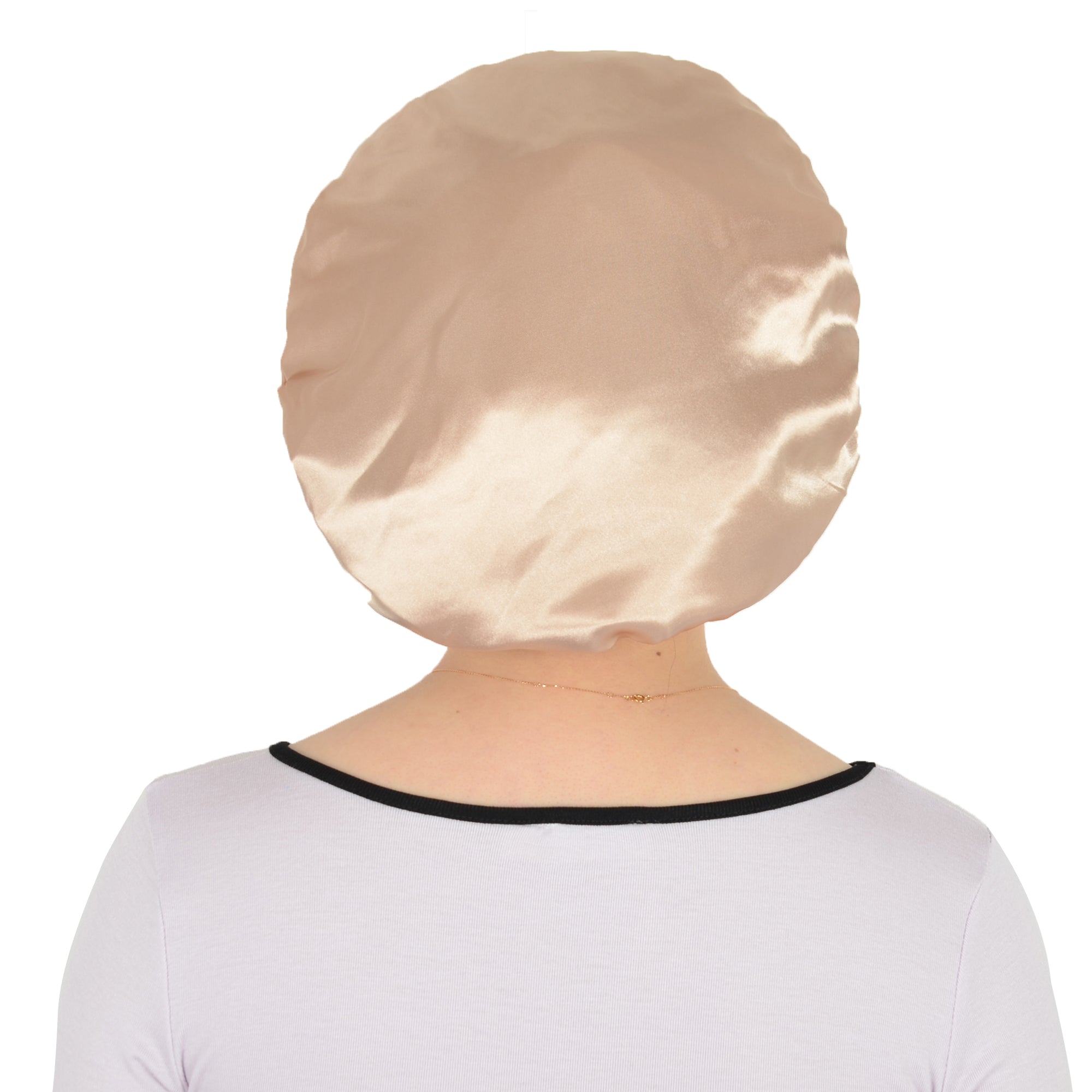 Anna-Kaci Satin Sleep Bonnet Elasticity Wide Band Silky Hair Protection for Curly and Natural Hair