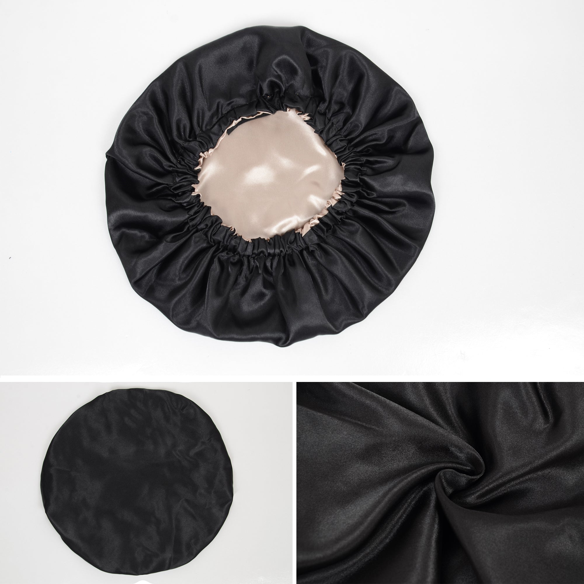Anna-Kaci Sleep Bonnet Adjustable Elastic Band Smooth Hair Protection Cap for Curly and Natural Hair