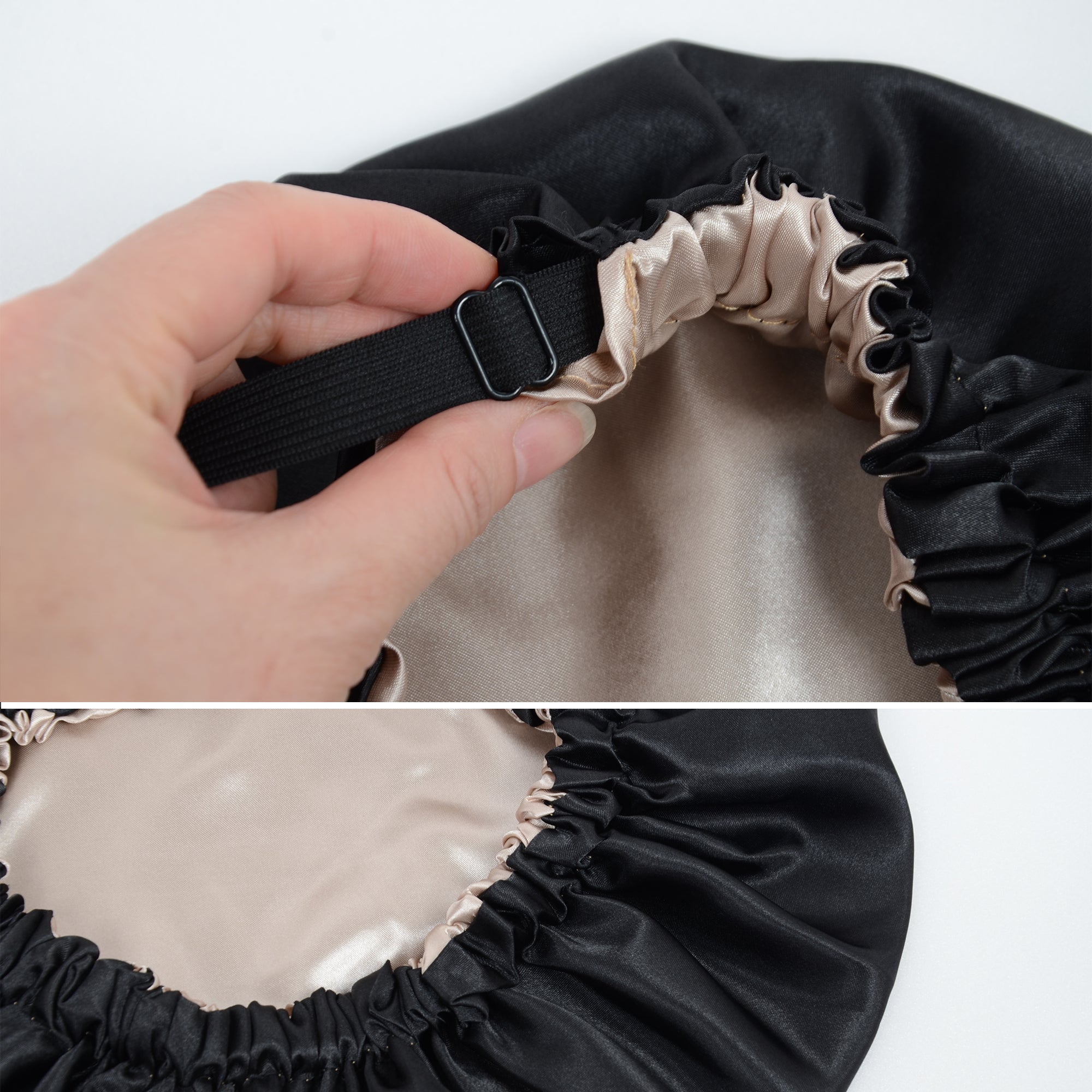 Anna-Kaci Sleep Bonnet Adjustable Elastic Band Smooth Hair Protection Cap for Curly and Natural Hair