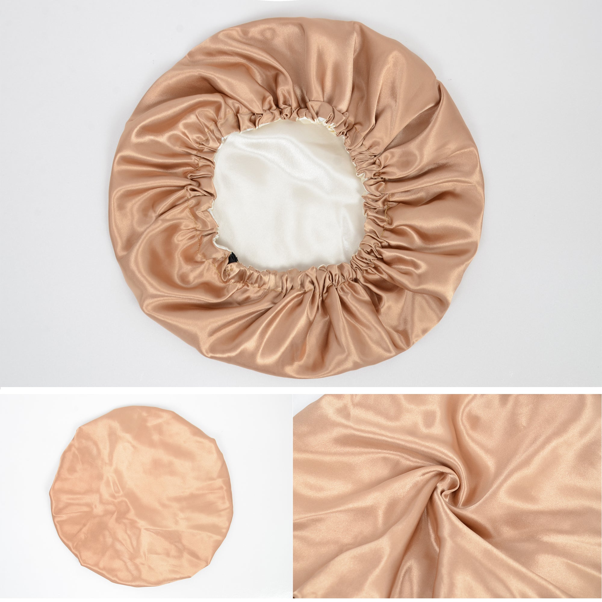 Anna-Kaci Sleep Bonnet Adjustable Elastic Band Smooth Hair Protection Cap for Curly and Natural Hair