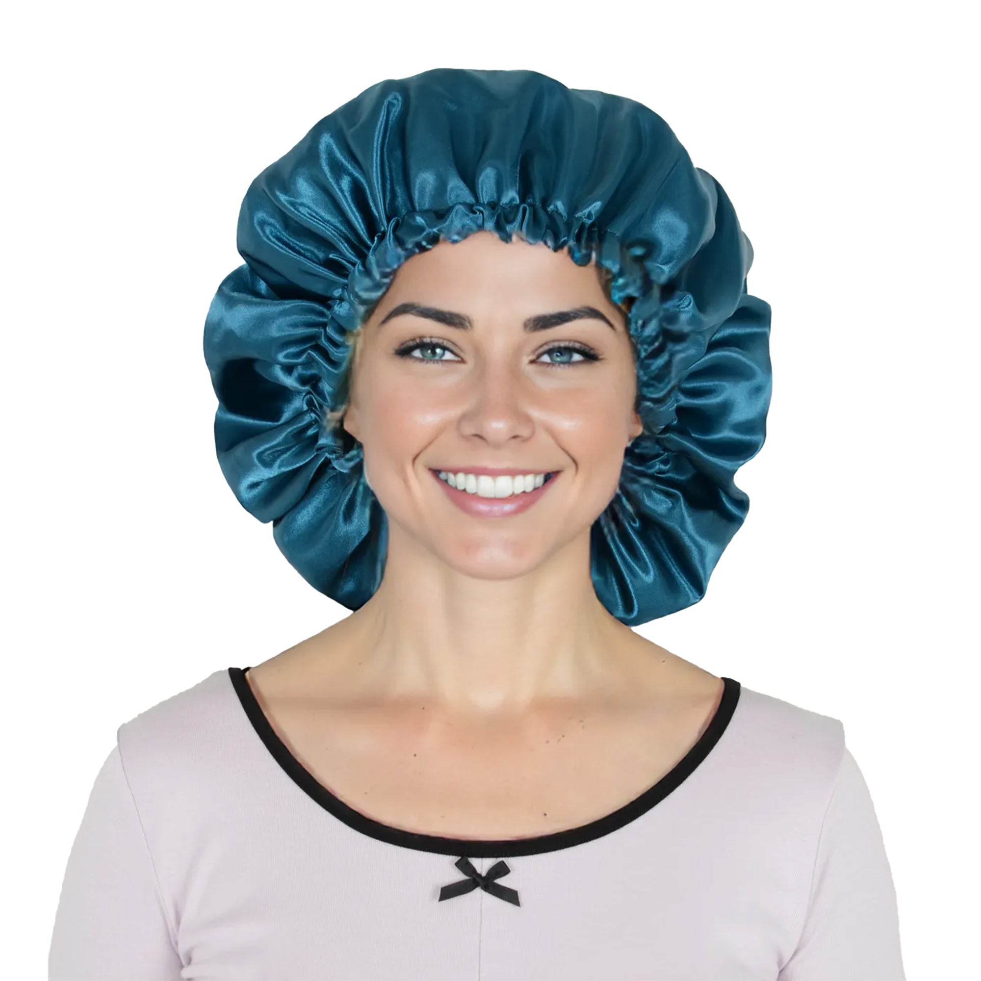 Anna-Kaci Sleep Bonnet Adjustable Elastic Band Smooth Hair Protection Cap for Curly and Natural Hair