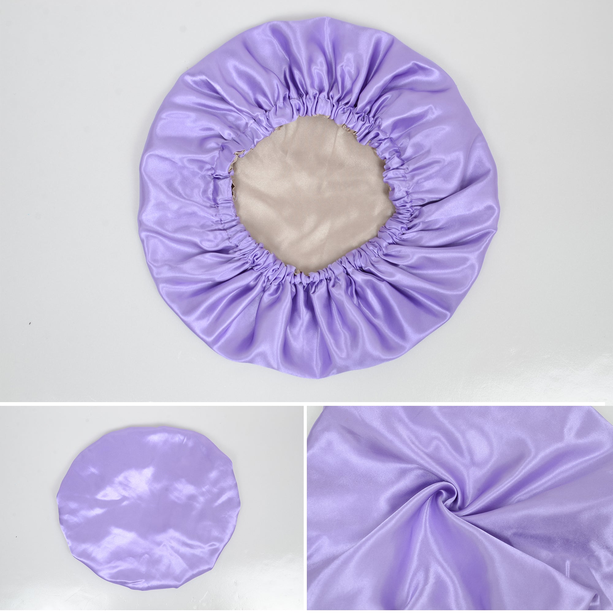 Anna-Kaci Sleep Bonnet Adjustable Elastic Band Smooth Hair Protection Cap for Curly and Natural Hair