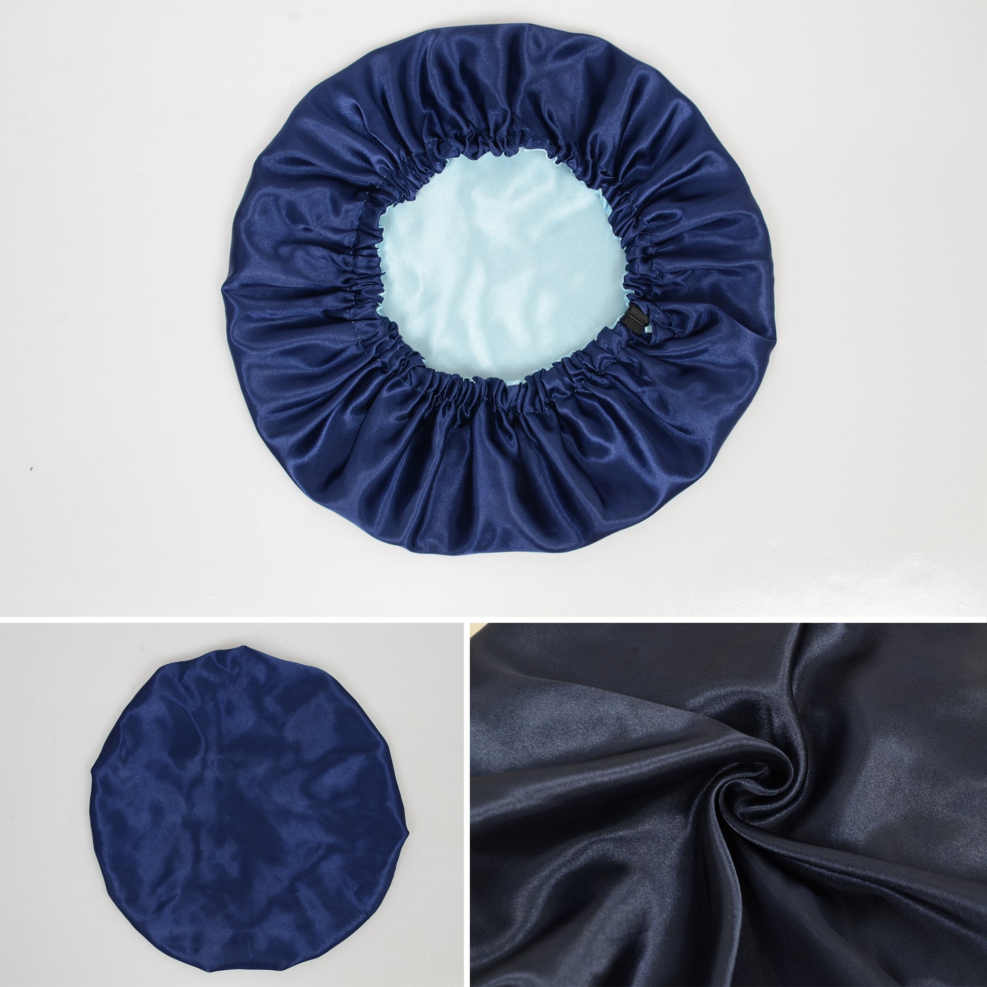 Anna-Kaci Sleep Bonnet Adjustable Elastic Band Smooth Hair Protection Cap for Curly and Natural Hair