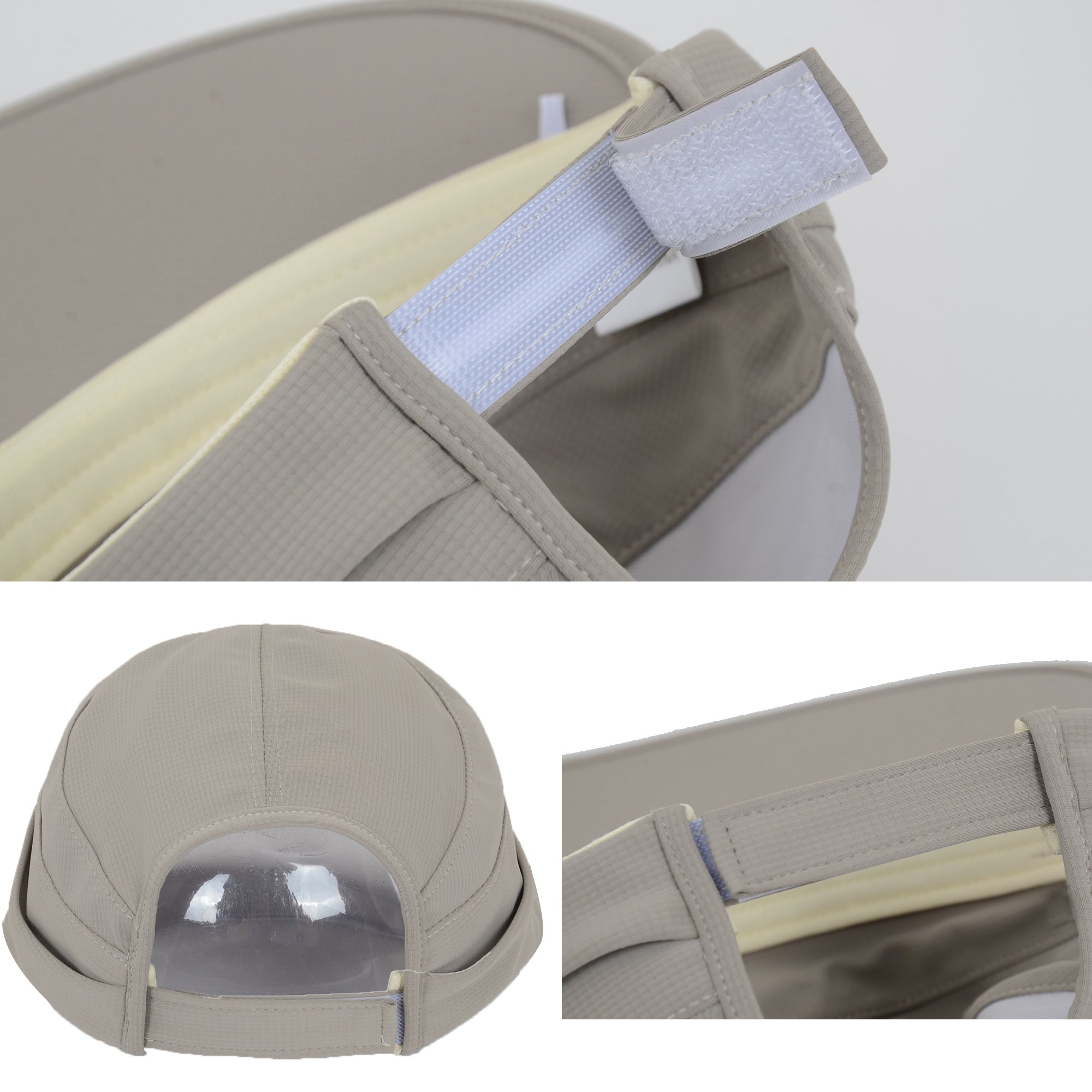 Anna-Kaci Women's Sporty Wide Brim Sun Visor Hat with Adjustable Back Strap Lightweight UV Protection Cap for Outdoor Activities