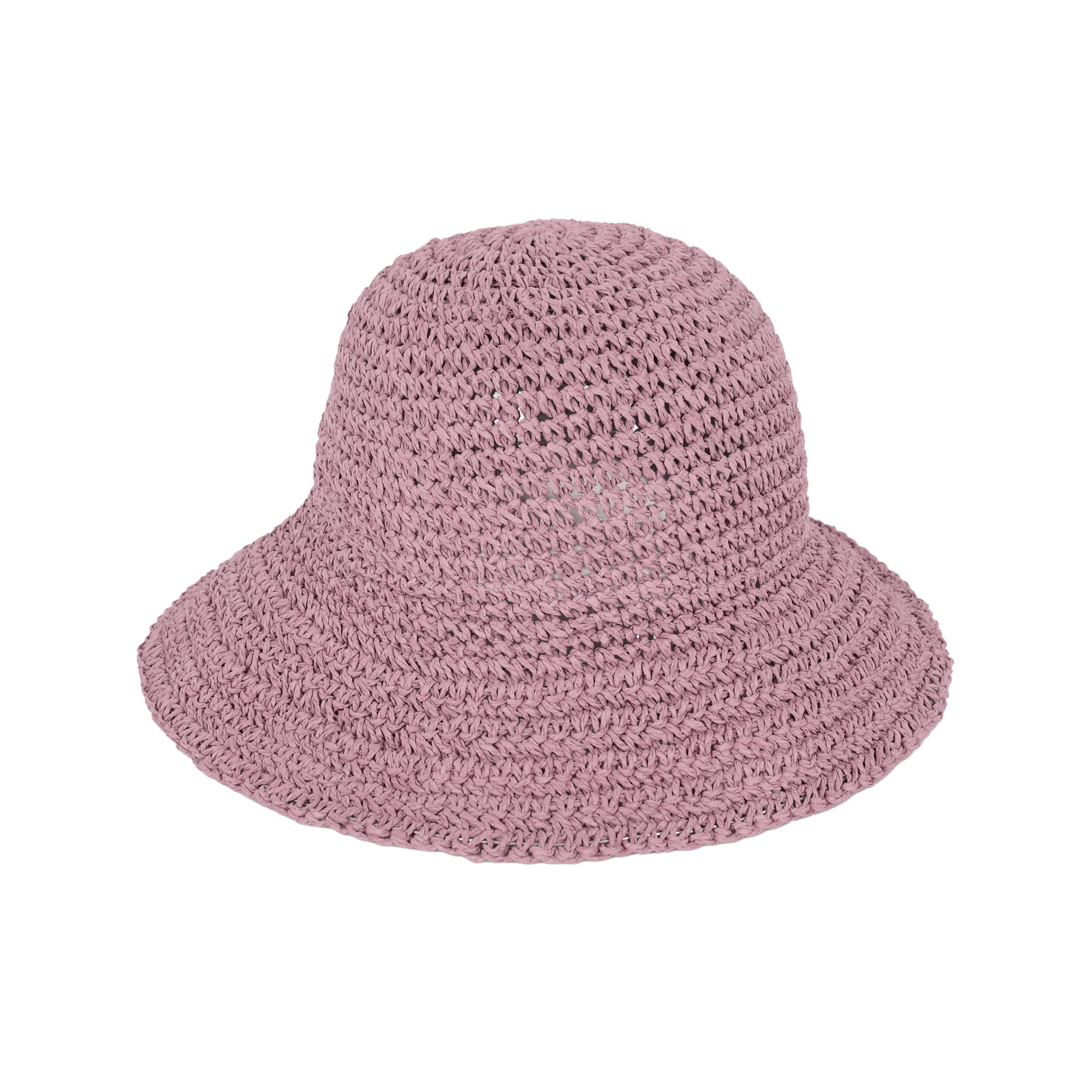Anna-Kaci Crochet Raffia Sun Hat with Wide Brim and Bow Detail Foldable Summer Beach Hat for Stylish Sun Protection