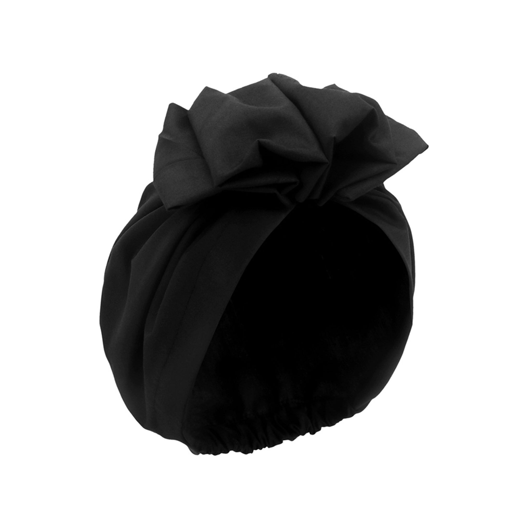 Anna-Kaci Vintage Turban Headwrap with Large Bow Elegant Soft Stretch Headscarf for Women