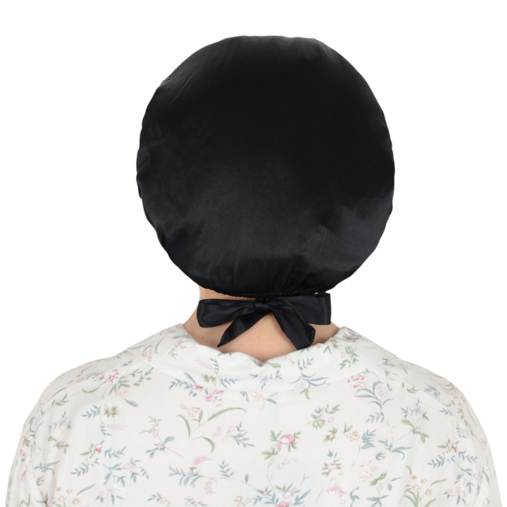 Anna-Kaci Women Satin Sleep Bonnet Adjustable Tie Back Hair Protection Cap for All Hair Types