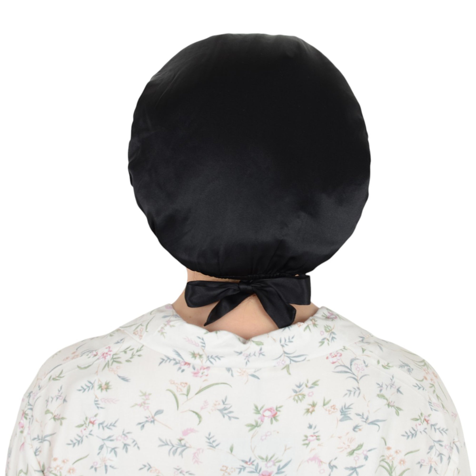 Anna-Kaci Women Satin Sleep Bonnet Adjustable Tie Back Hair Protection Cap for All Hair Types