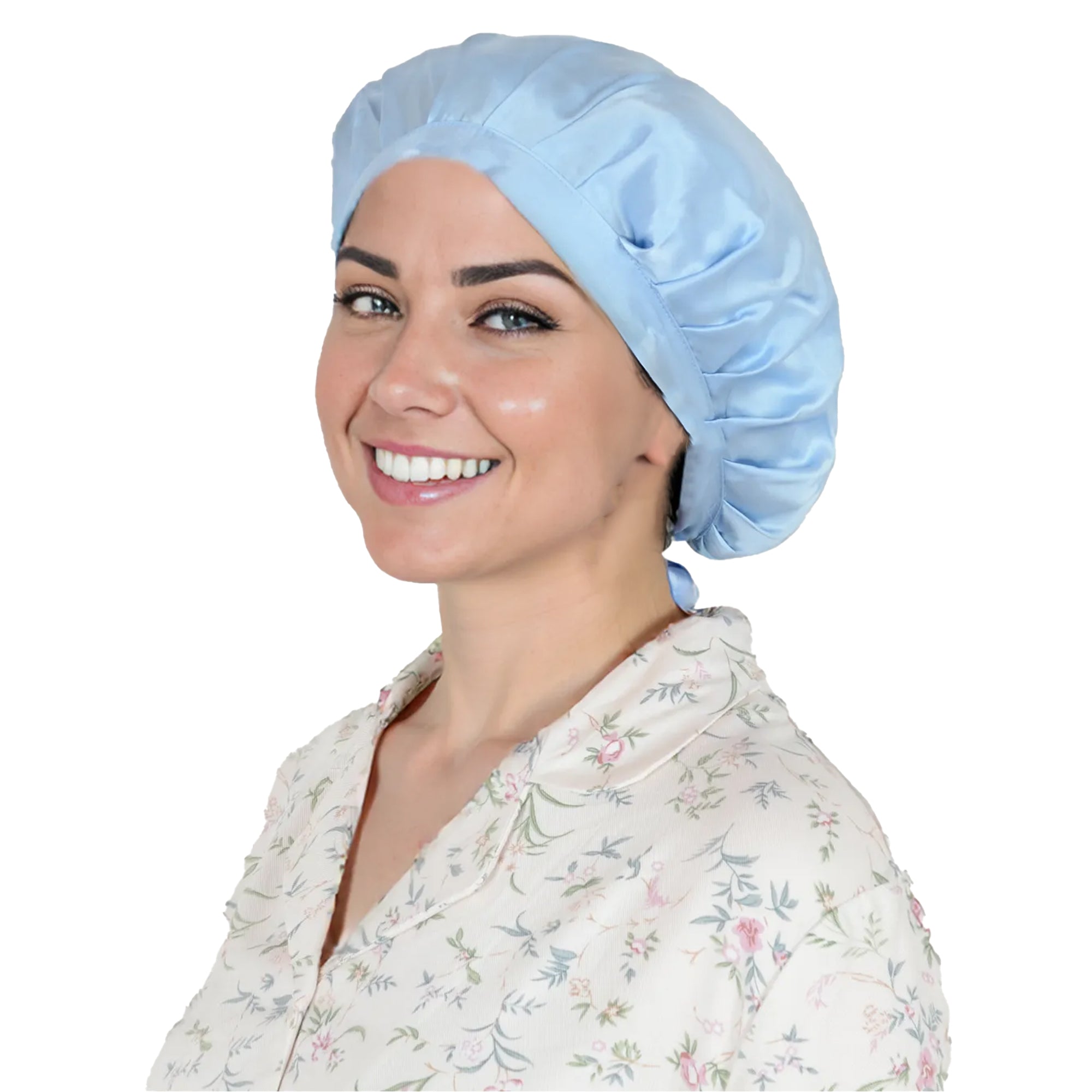 Anna-Kaci Women Satin Sleep Bonnet Adjustable Tie Back Hair Protection Cap for All Hair Types