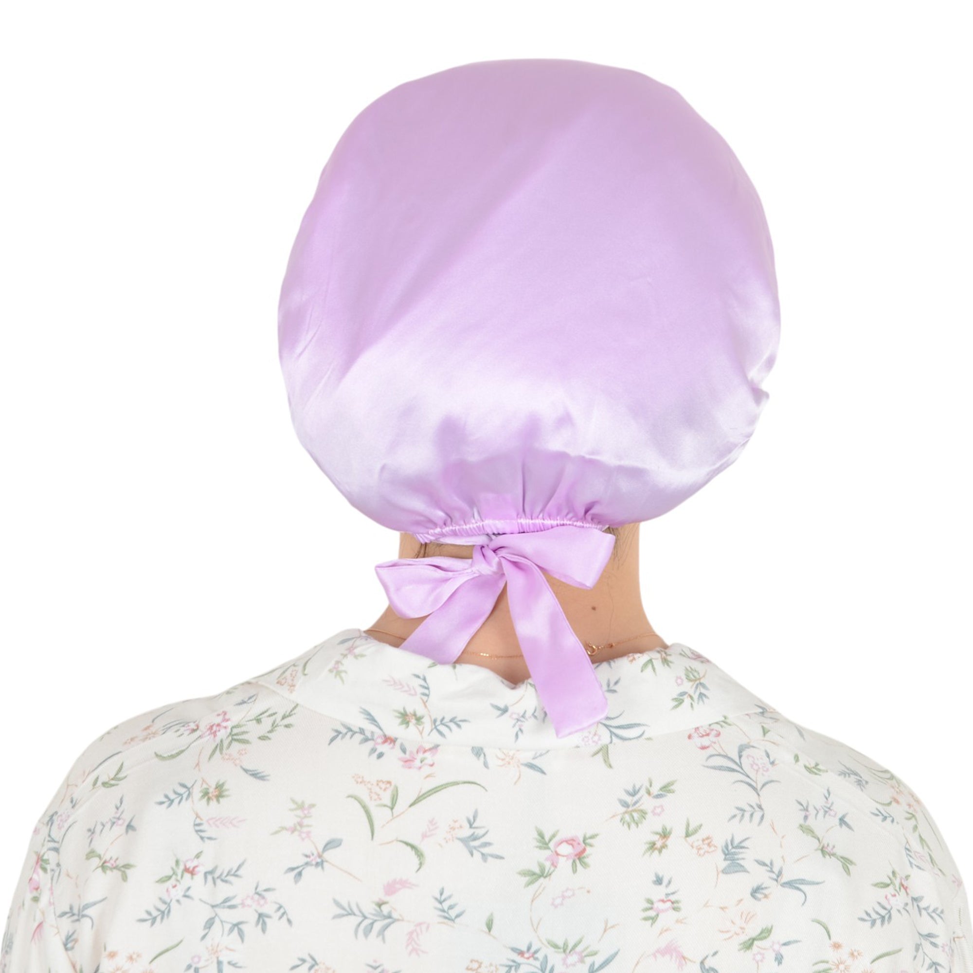 Anna-Kaci Women Satin Sleep Bonnet Adjustable Tie Back Hair Protection Cap for All Hair Types