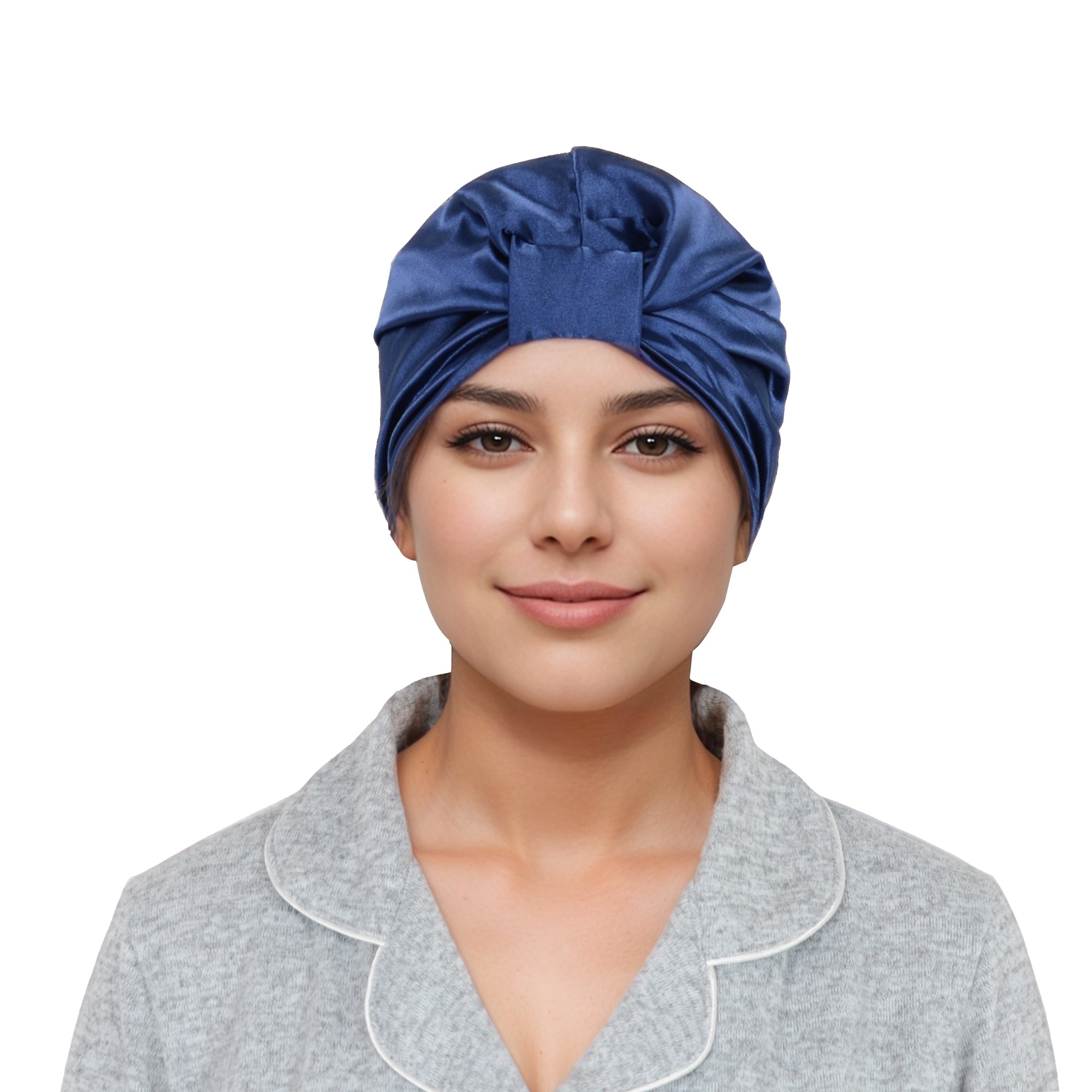 Anna-Kaci Women Silk Bonnet for Sleeping Satin Lined Hair Bonnet Twist Elastic Band Hair Cap