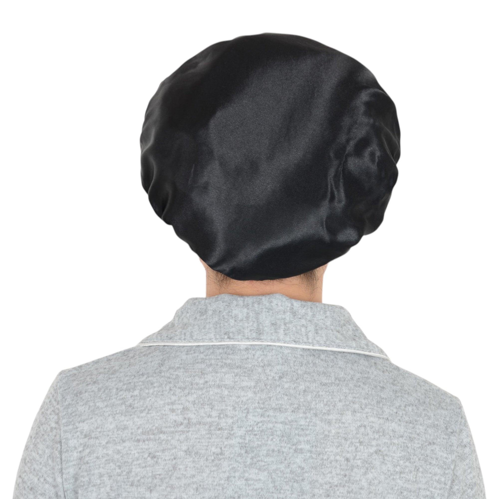 Anna-Kaci Women Silk Bonnet for Sleeping Satin Hair Bonnet with Floral Elastic Band for Hair Protection