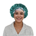 Anna-Kaci Women Silk Bonnet for Sleeping Satin Hair Bonnet with Floral Elastic Band for Hair Protection