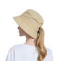 Anna-Kaci Bucket Hat Wide Brim UV Protection Lightweight Packable Outdoor Sun Hat with Adjustable Chin Strap