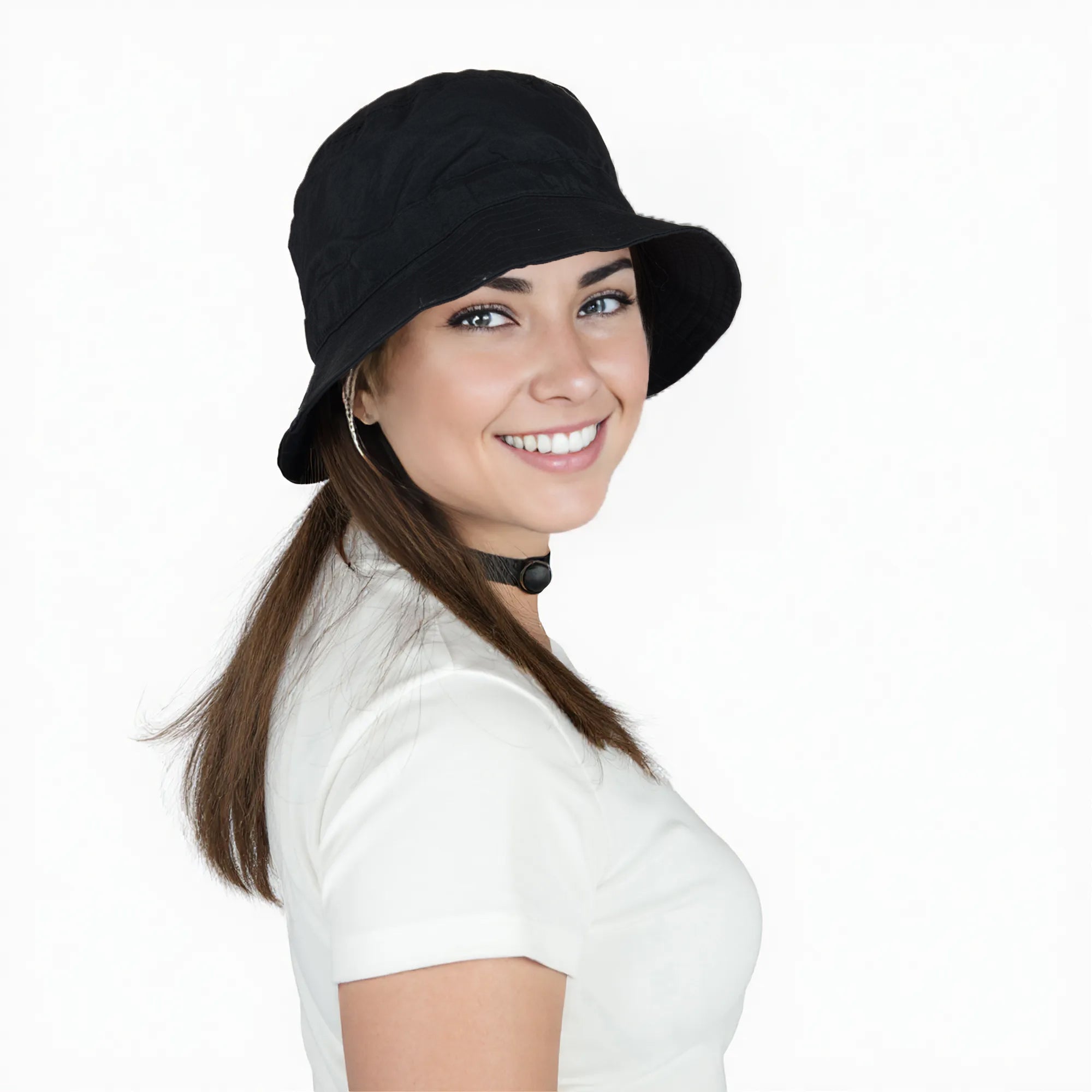 Anna-Kaci Bucket Hat Wide Brim UV Protection Lightweight Packable Outdoor Sun Hat with Adjustable Chin Strap