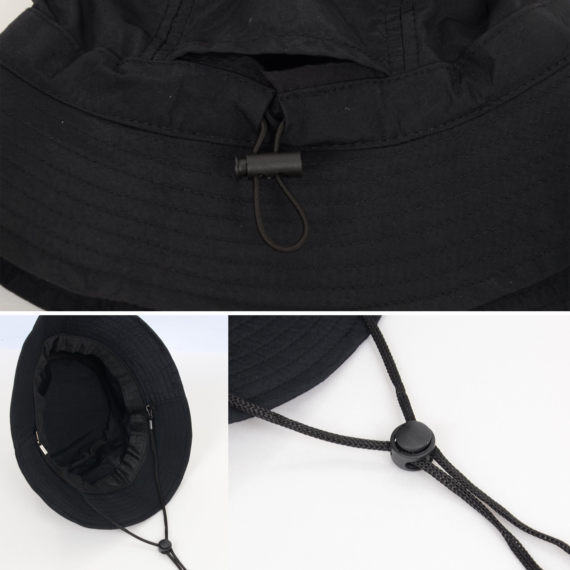 Anna-Kaci Bucket Hat Wide Brim UV Protection Lightweight Packable Outdoor Sun Hat with Adjustable Chin Strap