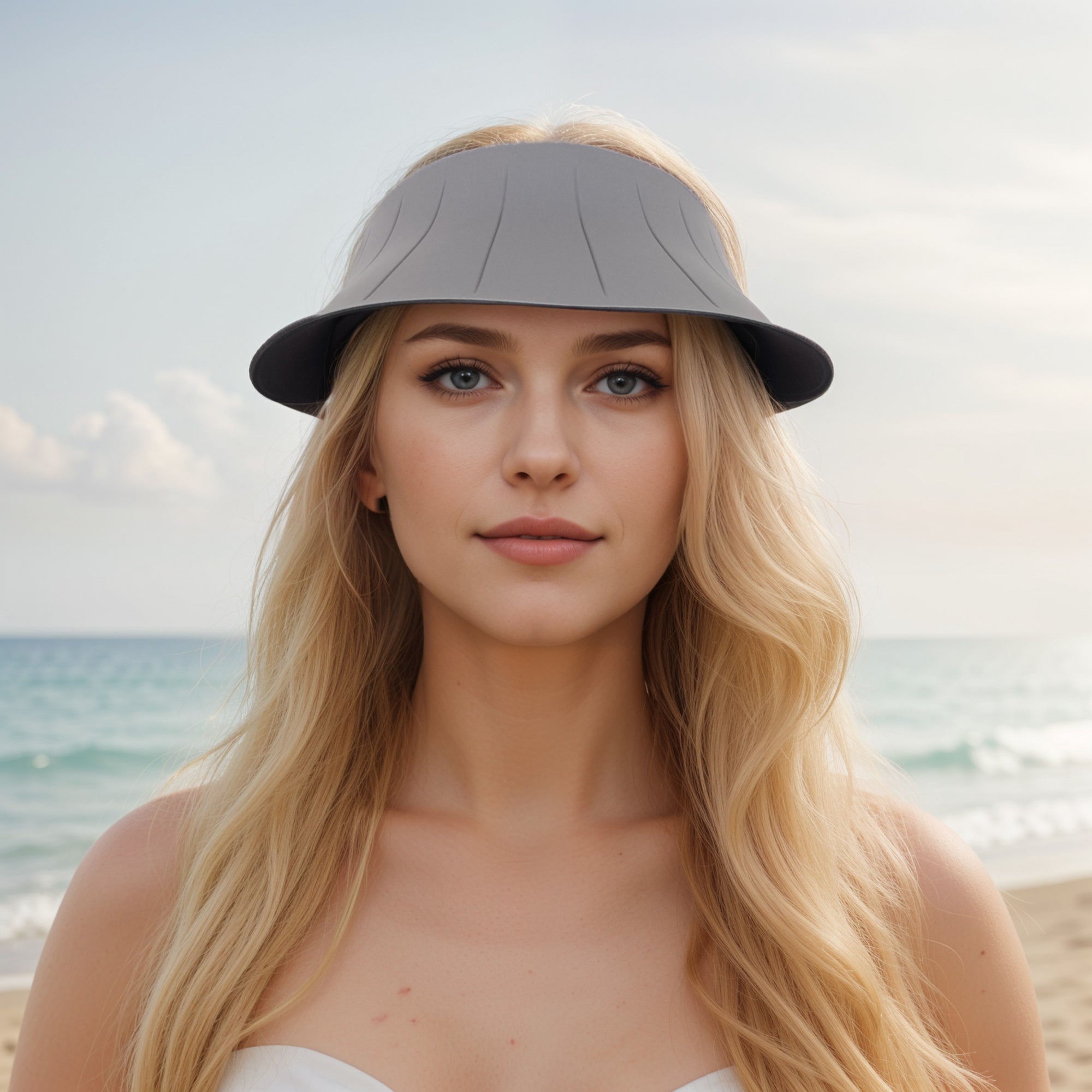 Anna-Kaci Women's Wide Brim Visor Foldable Ultimate Sun Protection One-piece Hat