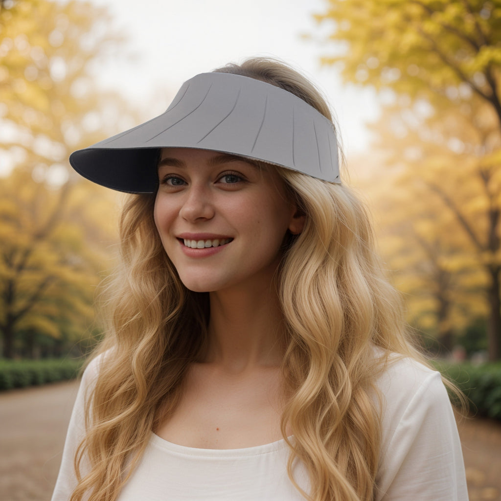 Anna-Kaci Women's Wide Brim Visor Foldable Ultimate Sun Protection One-piece Hat