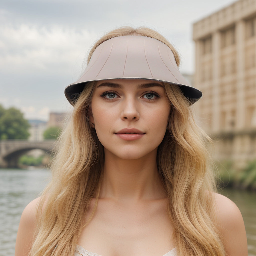 Anna-Kaci Women's Wide Brim Visor Foldable Ultimate Sun Protection One-piece Hat