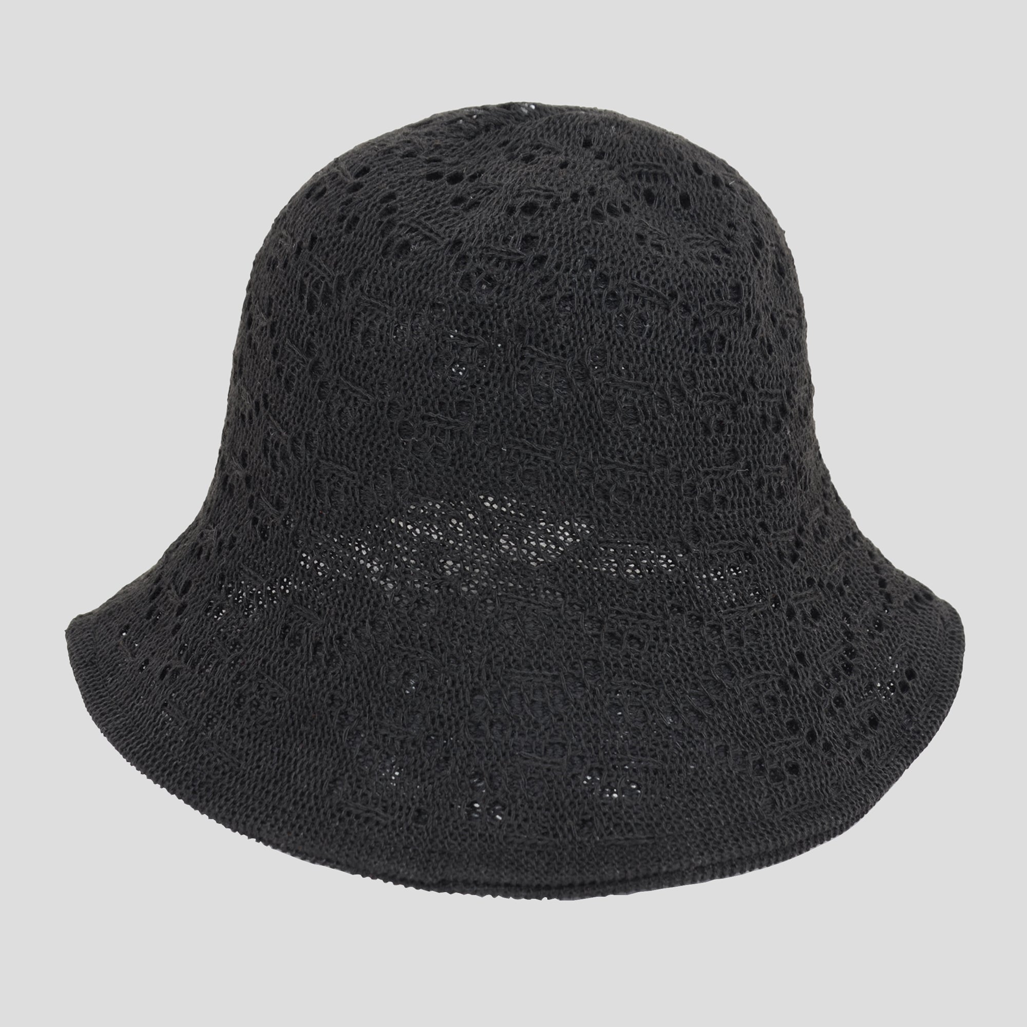 Anna-Kaci Women's Crocheted Bucket Hat Foldable Breathable Sun Protection