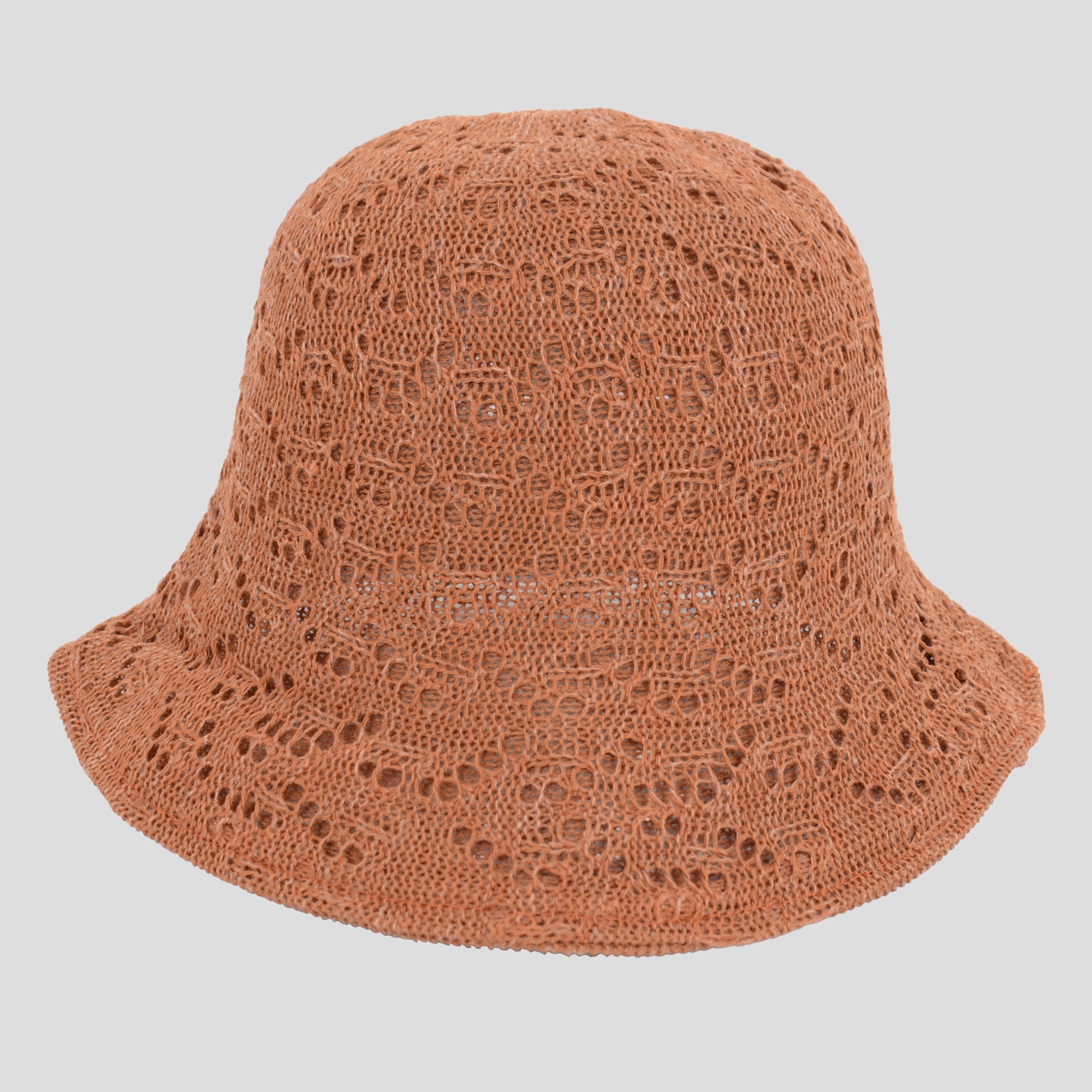 Anna-Kaci Women's Crocheted Bucket Hat Foldable Breathable Sun Protection