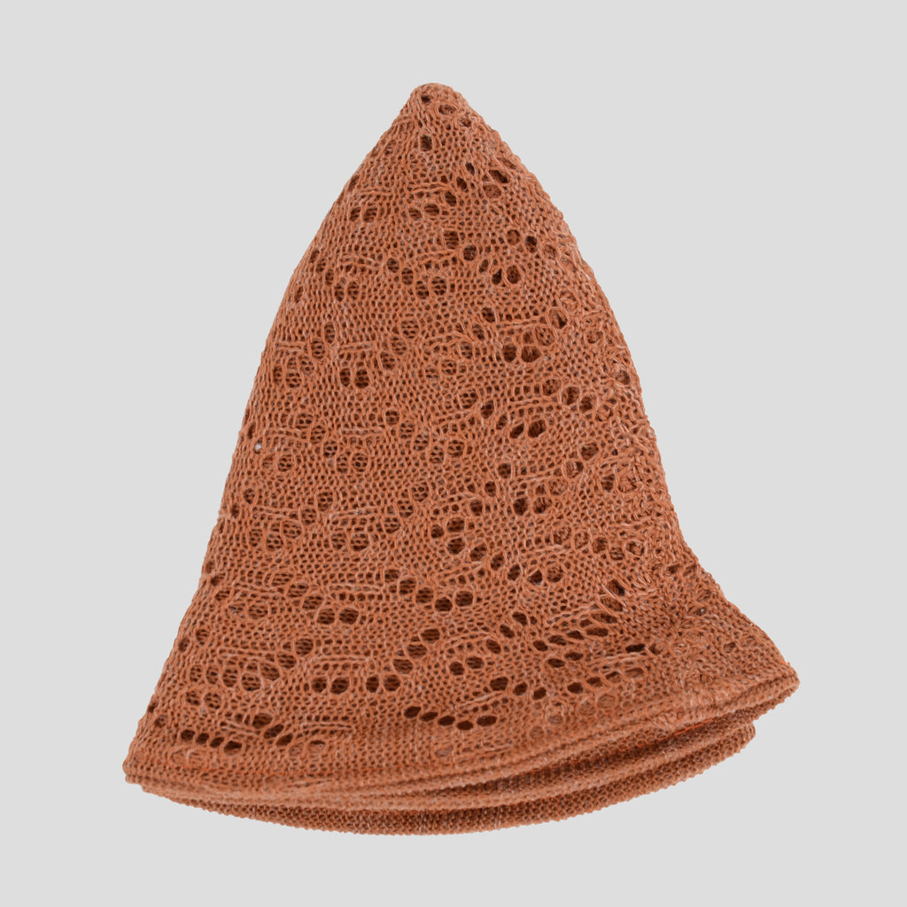 Anna-Kaci Women's Crocheted Bucket Hat Foldable Breathable Sun Protection