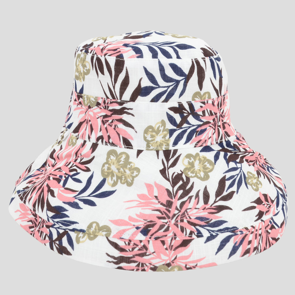 Anna-Kaci Women's Reversible Bucket Hat Stylish Floral Printing Sun Protection