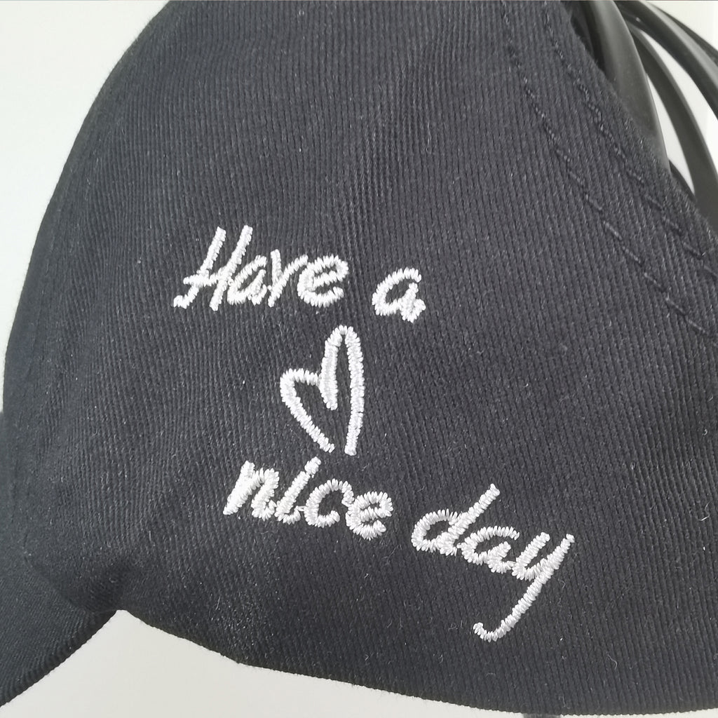 Anna-Kaci Women's Embroidered Baseball Cap Large Bun Half Hollow Top Soft Cotton Trucker Hat
