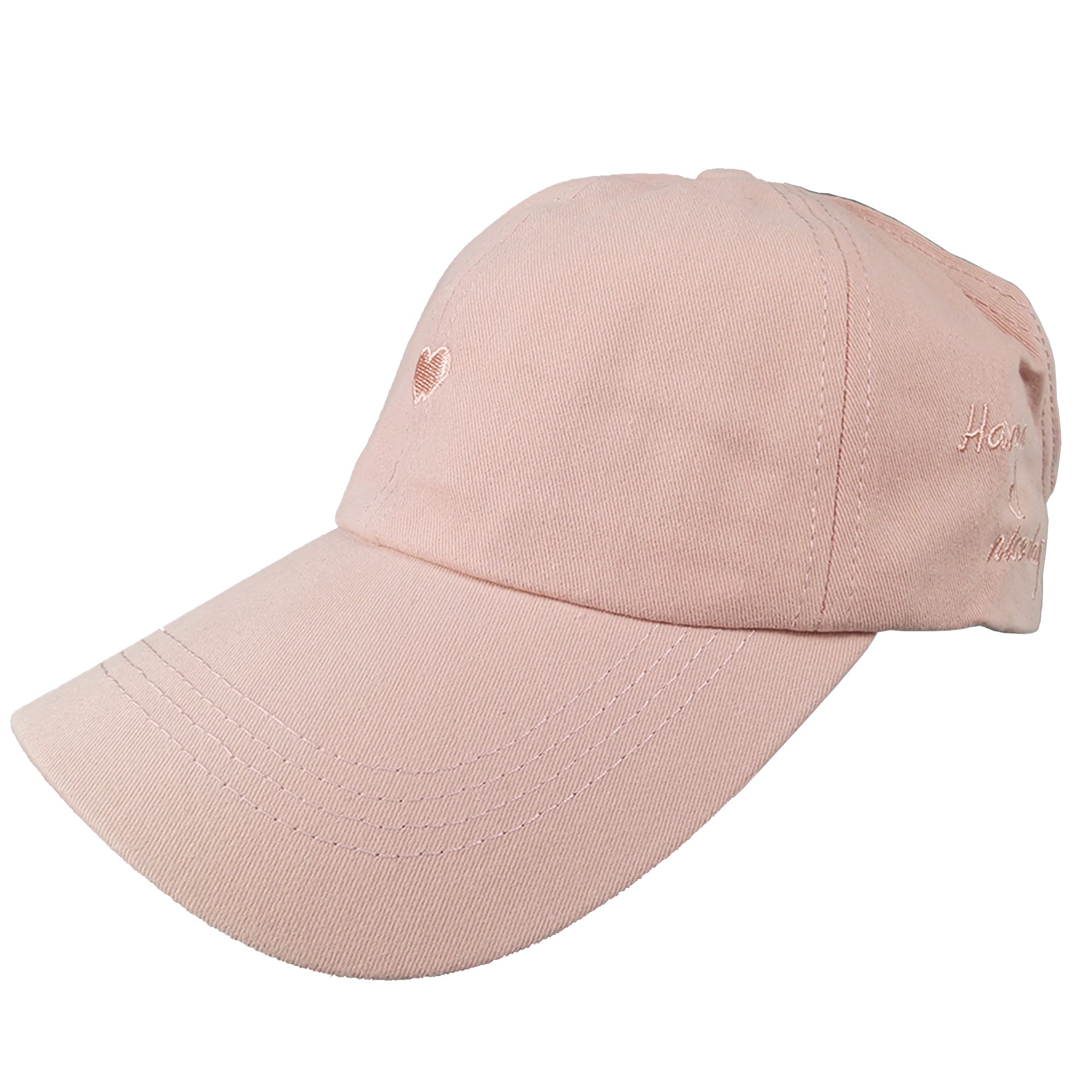 Anna-Kaci Women's Embroidered Baseball Cap Large Bun Half Hollow Top Soft Cotton Trucker Hat