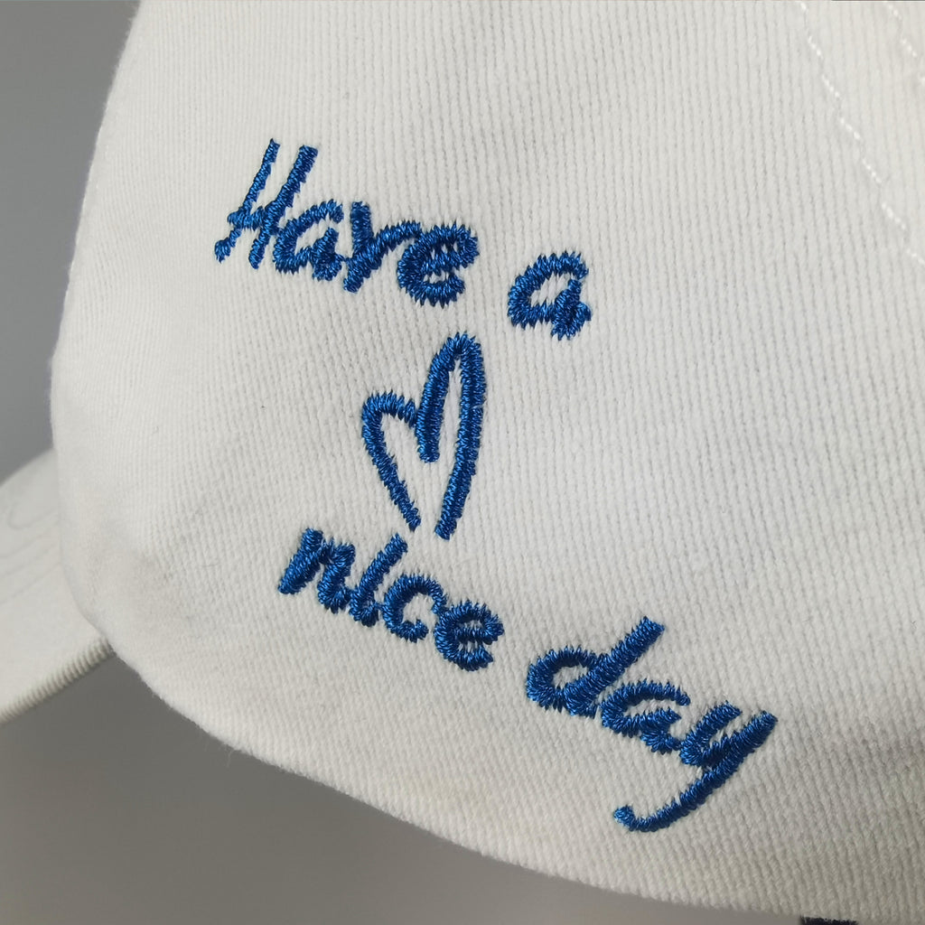 Anna-Kaci Women's Embroidered Baseball Cap Large Bun Half Hollow Top Soft Cotton Trucker Hat