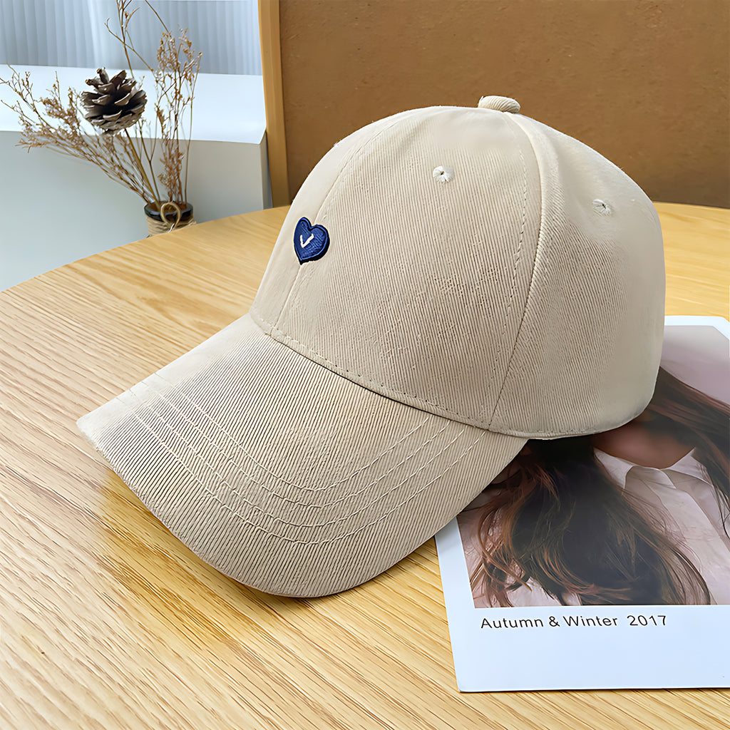 Anna-Kaci Women's Embroidered Baseball Cap Low Bun Large Head Circumference Soft Cotton Trucker Hat
