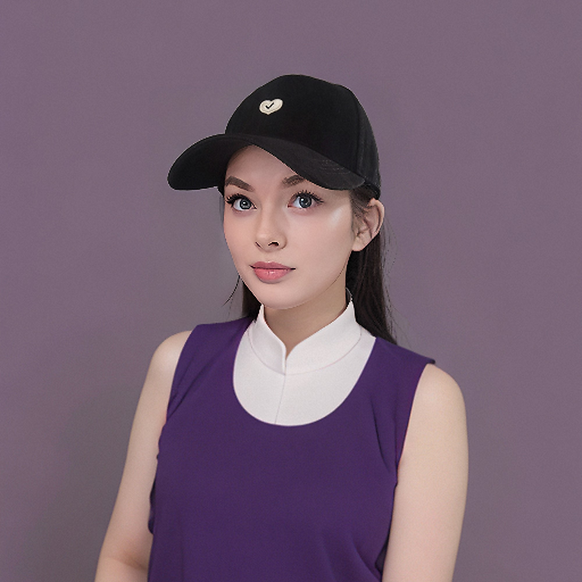Anna-Kaci Women's Embroidered Baseball Cap Low Bun Large Head Circumference Soft Cotton Trucker Hat