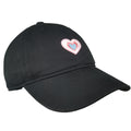 Anna-Kaci Women's Heart Embroidered Baseball Cap Low Bun Soft Cotton Trucker Hat