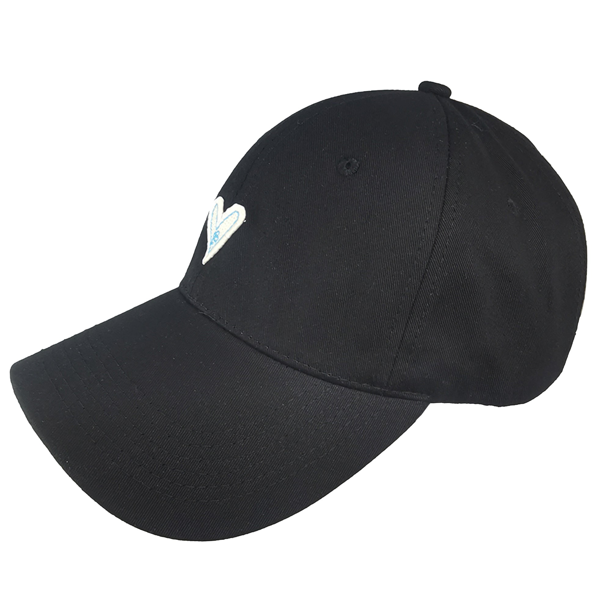 Anna-Kaci Women's Heart Embroidered Baseball Cap Low Bun Soft Cotton Trucker Hat