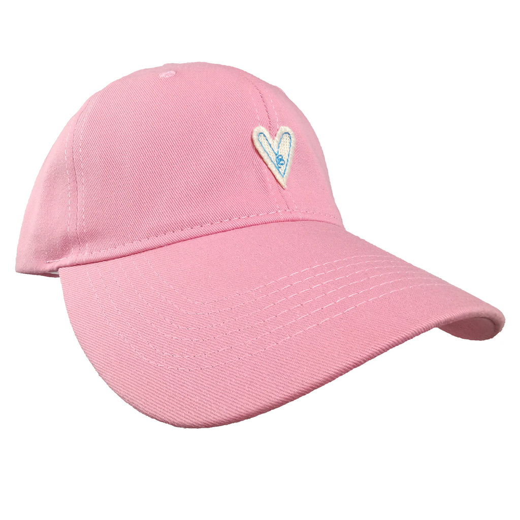 Anna-Kaci Women's Heart Embroidered Baseball Cap Low Bun Soft Cotton Trucker Hat