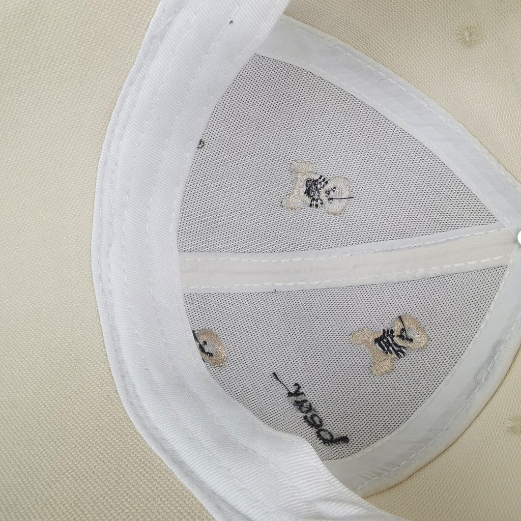 Anna-Kaci Women's Bear Embroidered Baseball Cap Low Bun Large Head Circumference Soft Cotton Trucker Hat