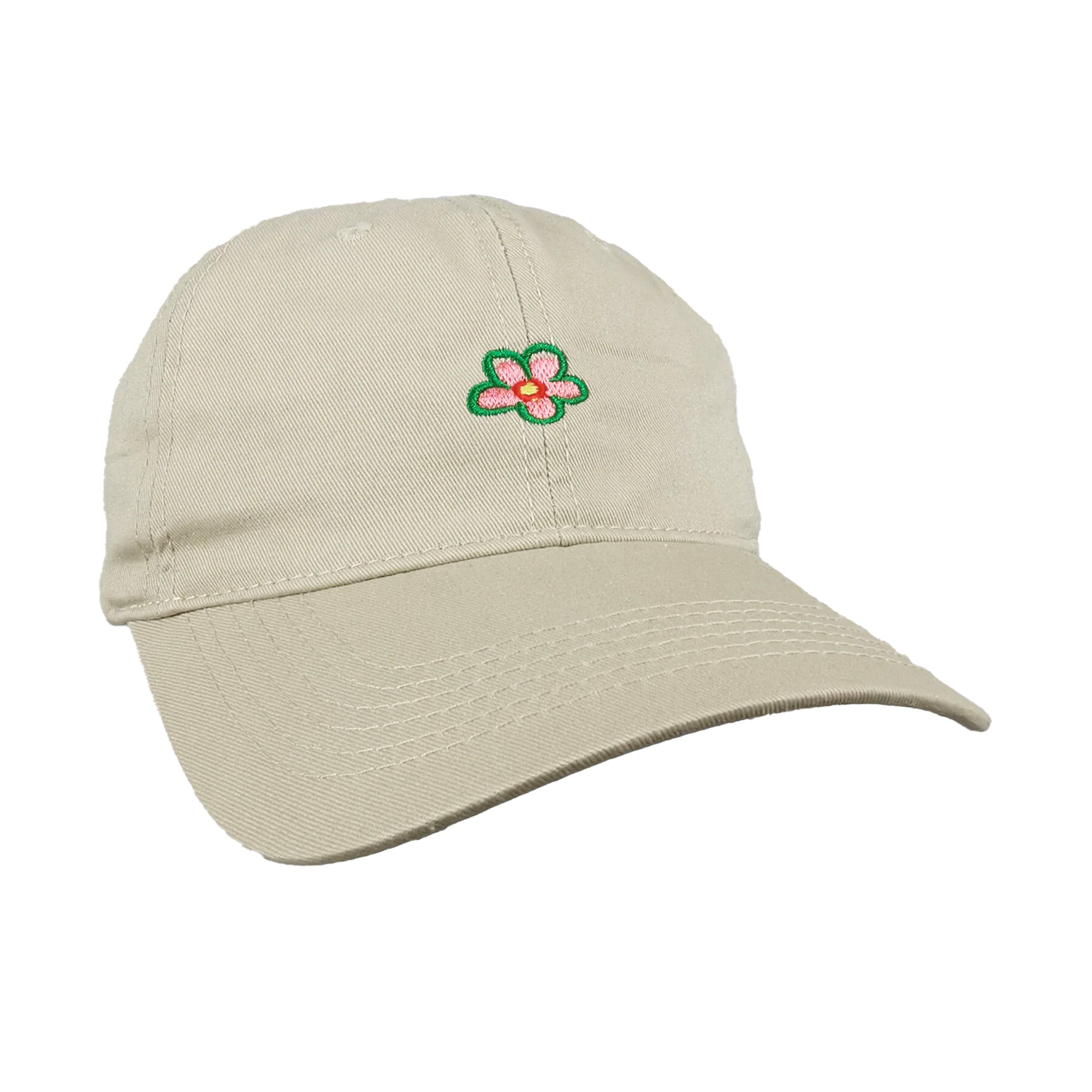 Anna-Kaci Women's Flower Embroidered Baseball Cap Low Bun Soft Cotton Trucker Hat
