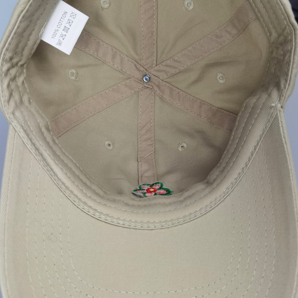 Anna-Kaci Women's Flower Embroidered Baseball Cap Low Bun Soft Cotton Trucker Hat