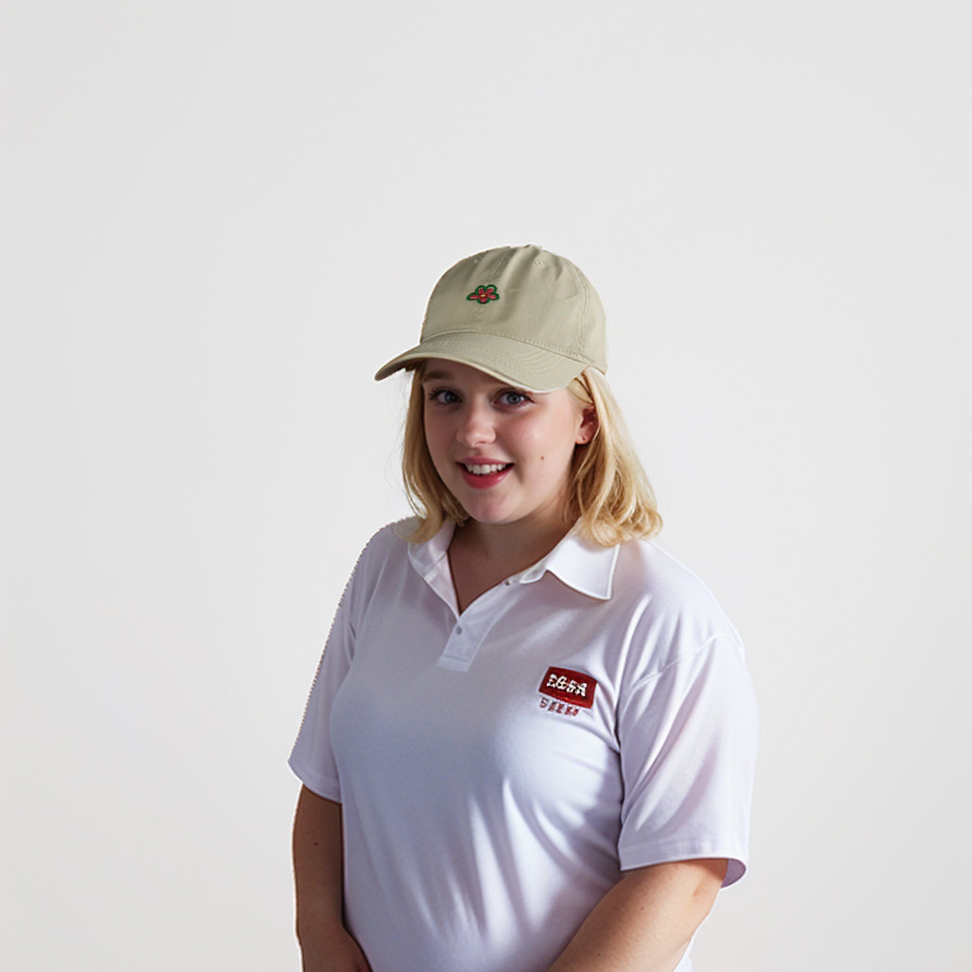 Anna-Kaci Women's Flower Embroidered Baseball Cap Low Bun Soft Cotton Trucker Hat