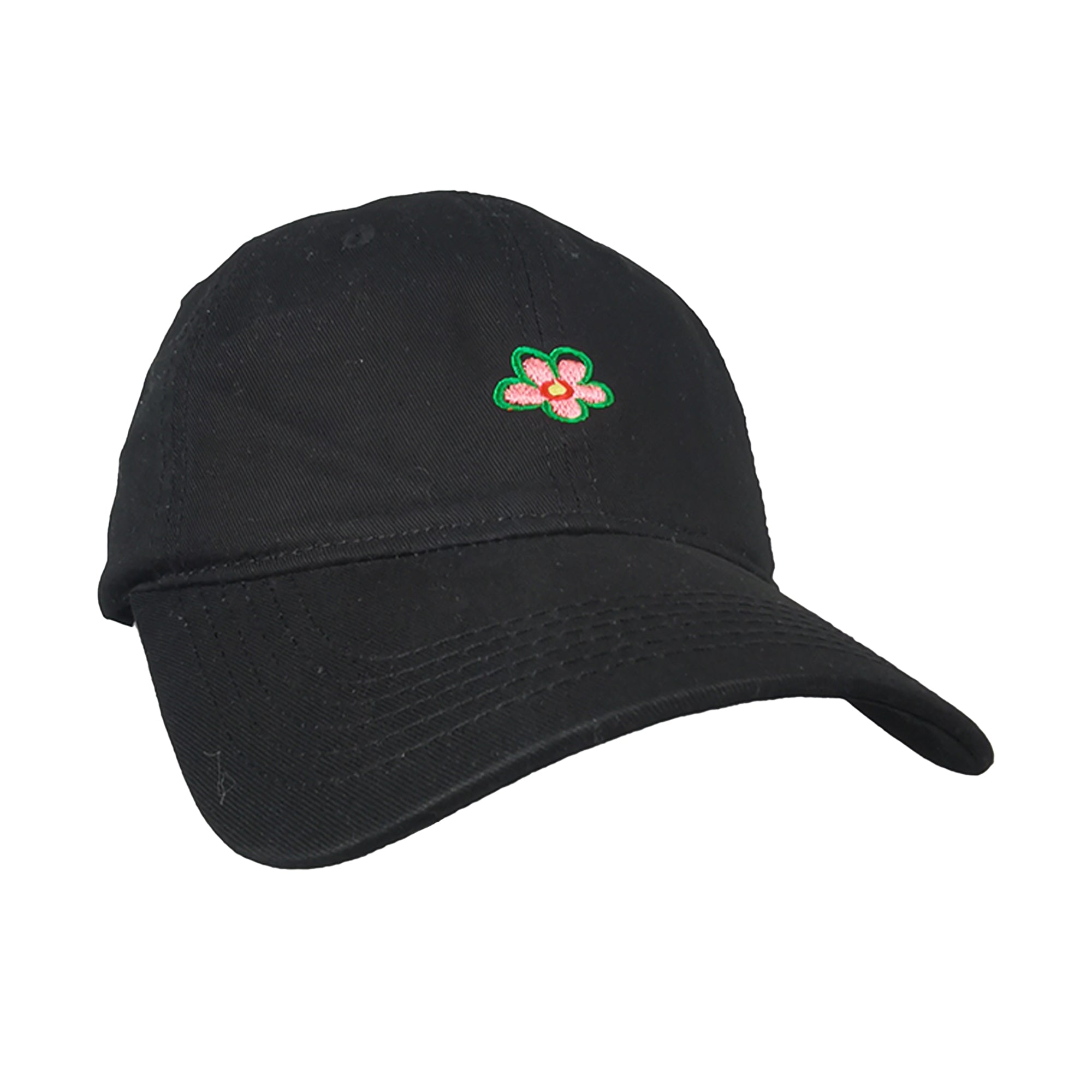 Anna-Kaci Women's Flower Embroidered Baseball Cap Low Bun Soft Cotton Trucker Hat