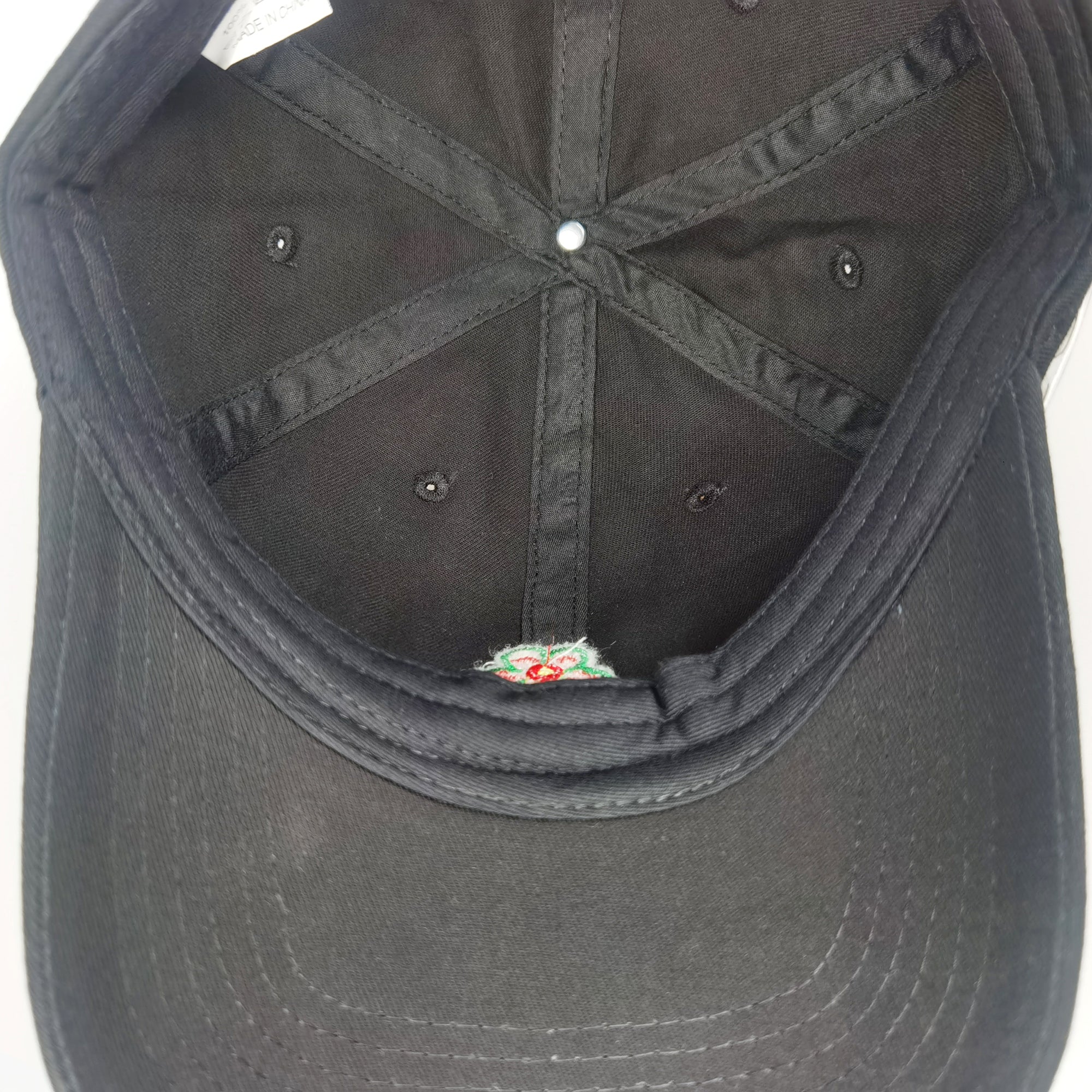 Anna-Kaci Women's Flower Embroidered Baseball Cap Low Bun Soft Cotton Trucker Hat