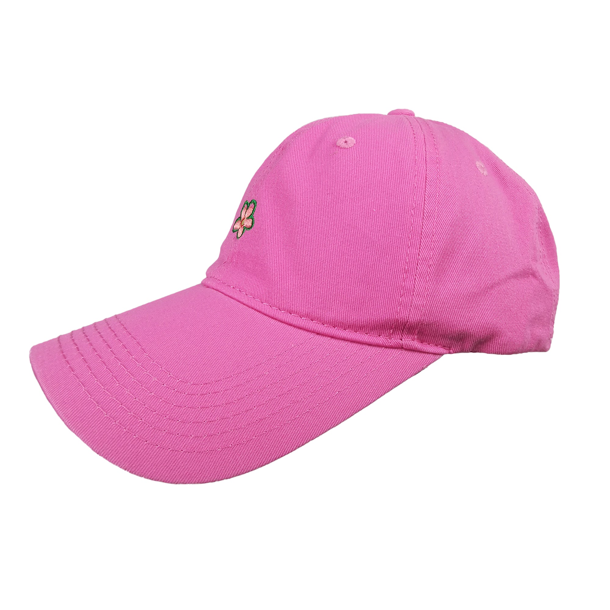Anna-Kaci Women's Flower Embroidered Baseball Cap Low Bun Soft Cotton Trucker Hat