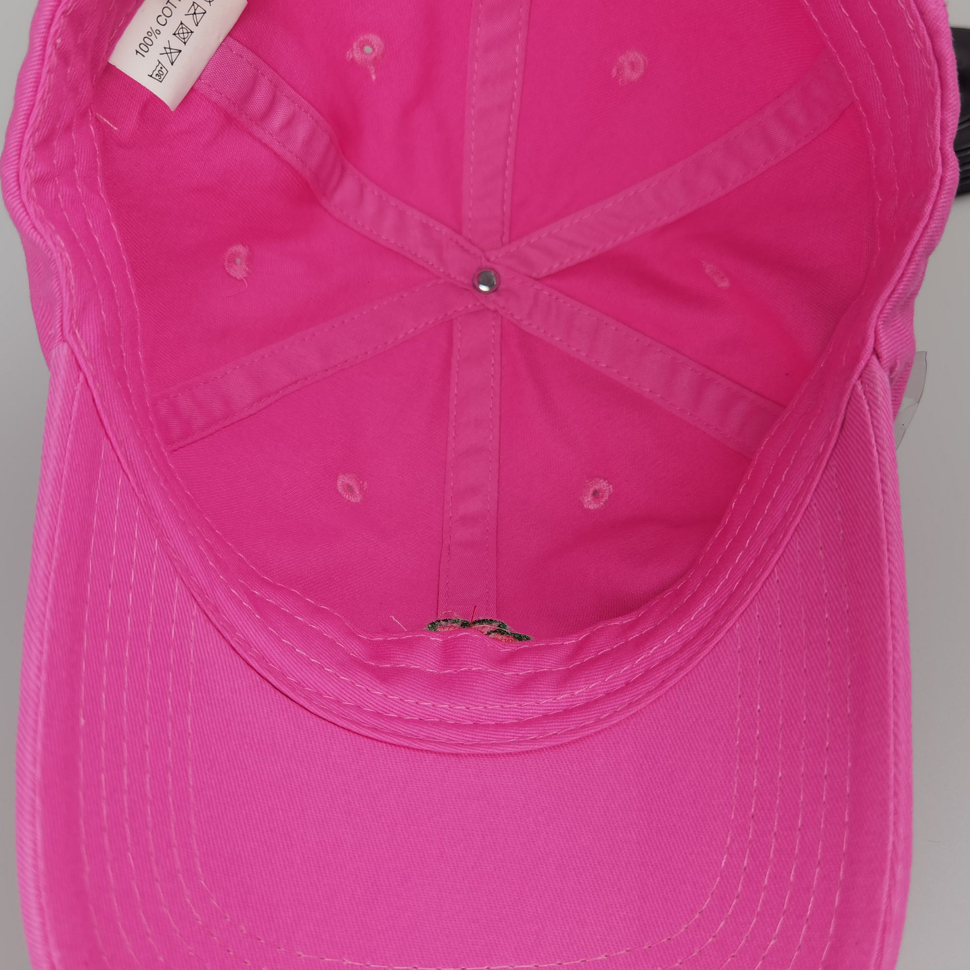 Anna-Kaci Women's Flower Embroidered Baseball Cap Low Bun Soft Cotton Trucker Hat
