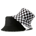 Anna-Kaci Women's Bucket Hats Reversible Checkered Pattern Fisherman Cap