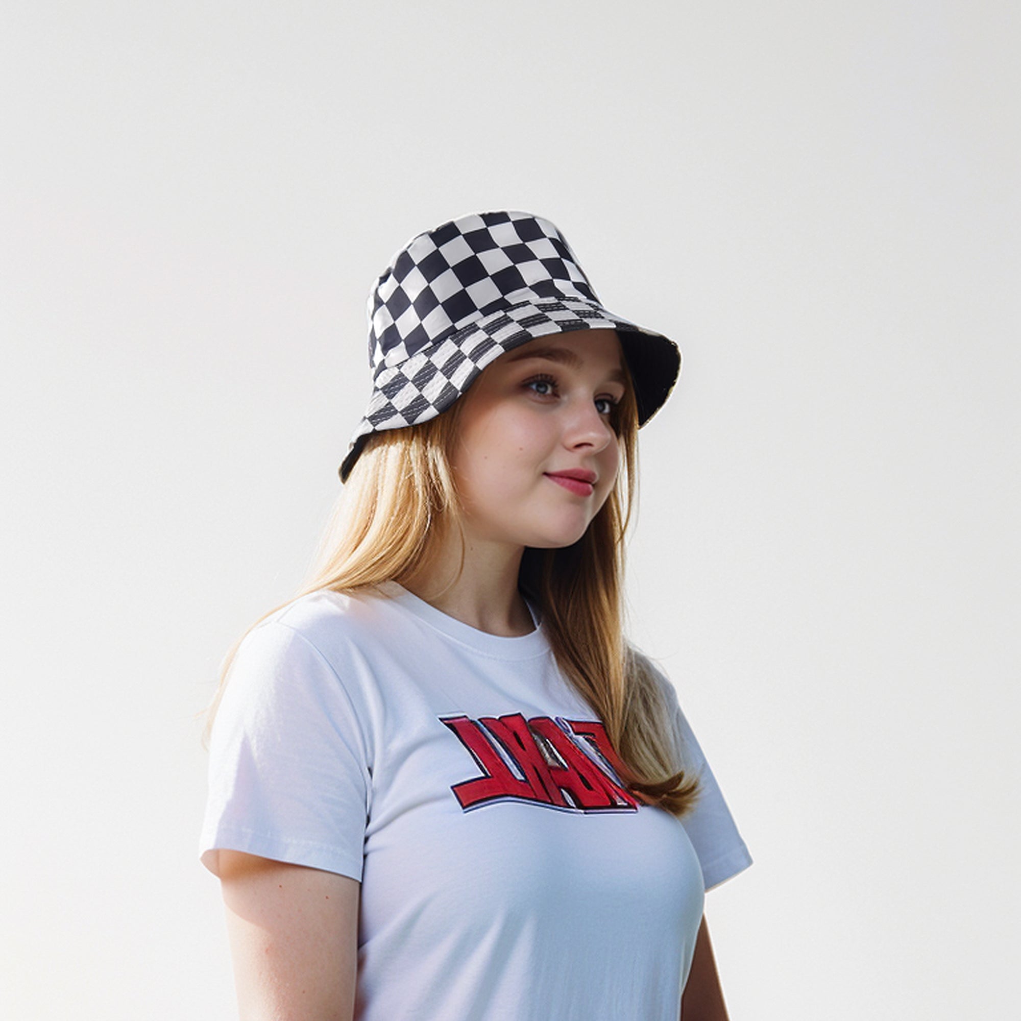 Anna-Kaci Women's Bucket Hats Reversible Checkered Pattern Fisherman Cap