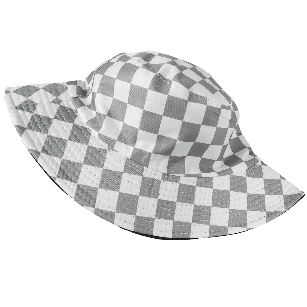 Anna-Kaci Women's Bucket Hats Reversible Checkered Pattern Fisherman Cap