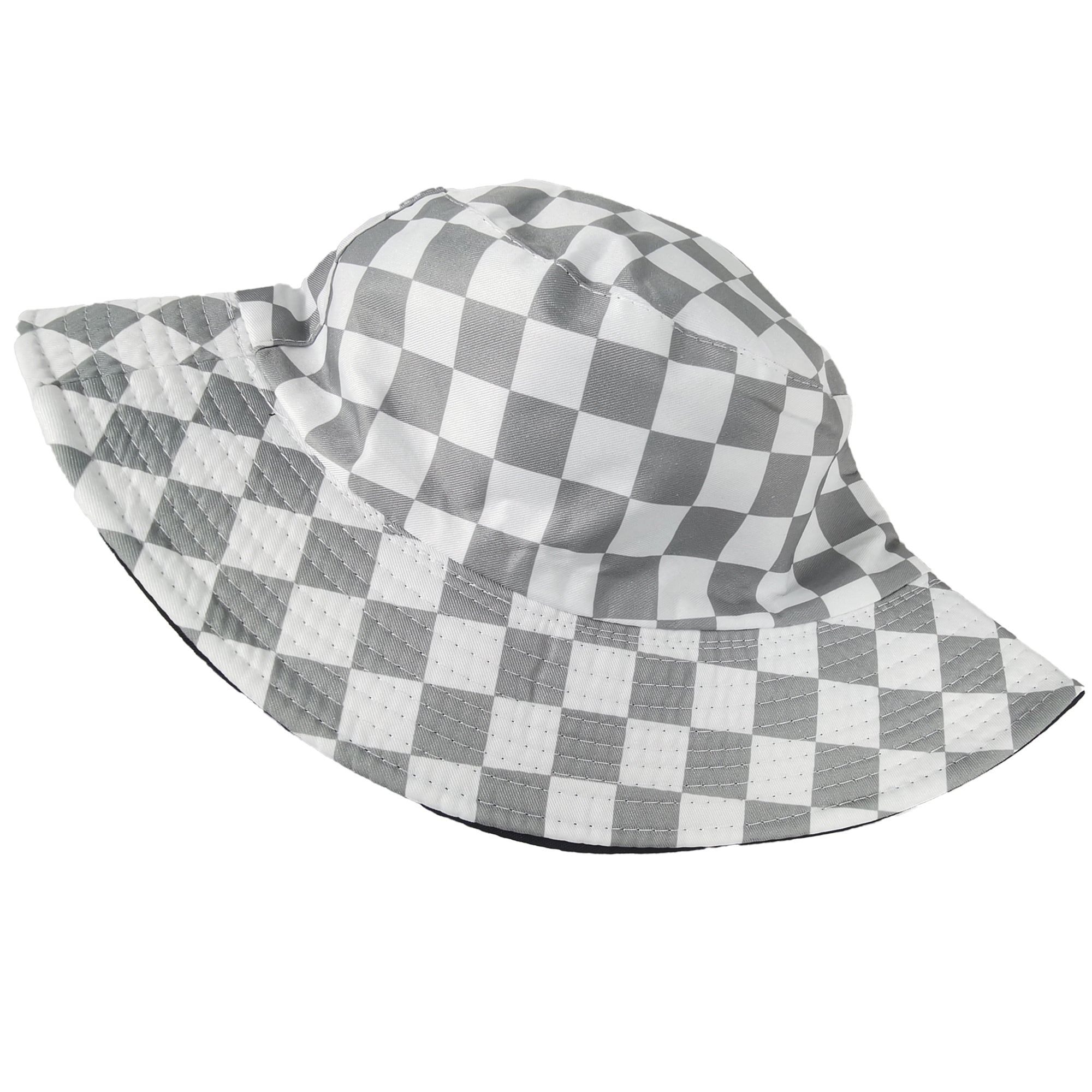 Anna-Kaci Women's Bucket Hats Reversible Checkered Pattern Fisherman Cap