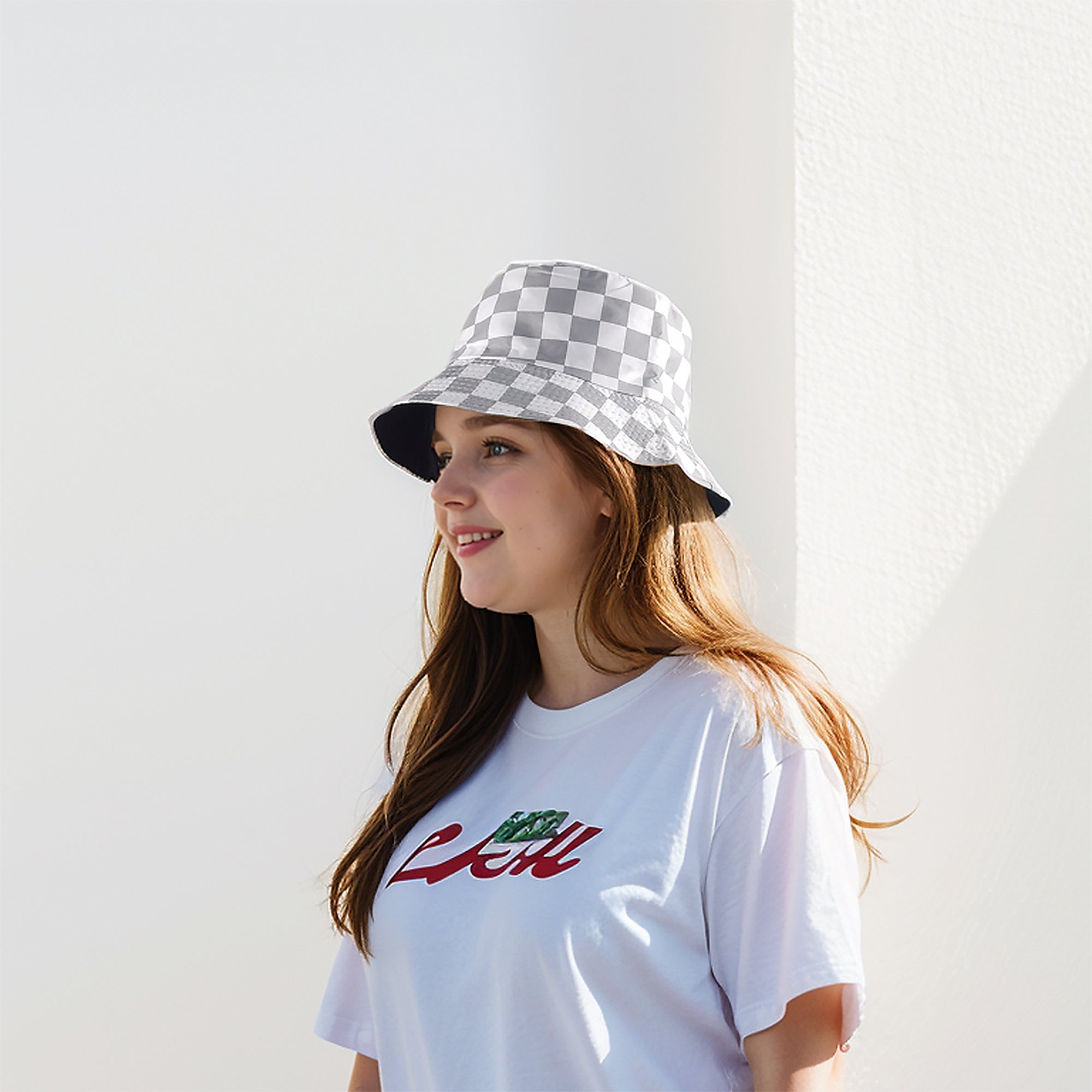 Anna-Kaci Women's Bucket Hats Reversible Checkered Pattern Fisherman Cap